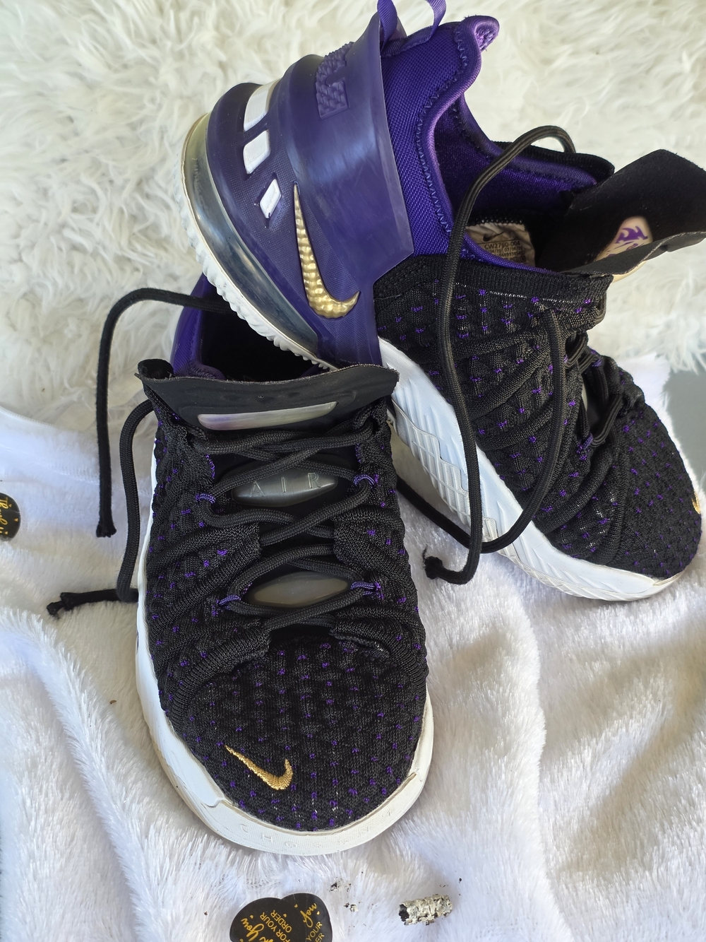 Nike Women’s Purple & Black Performance Basketball Shoes